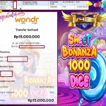 VICTORY4DP JACKPOT SWEET BONANZA Rp.15.000.000,- LUNAS