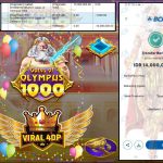 VIRAL4DP JACKPOT PRAGMATIC GATES OF OLYMPUS 1000 Rp.14.000.000,- LUNAS