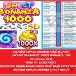 VEGAS6D JACKPOT PRAGMATIC SWEET BONANZA 1000 Rp.11.000.000,- LUNAS