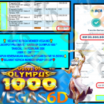 VEGAS6D JACKPOT PRAGMATIC GATES OF OLYMPUS 1000 Rp.45.000.000,- LUNAS