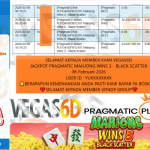 VEGAS6D JACKPOT PRAGMATIC MAHJONG WINS 3 – BLACK SCATTER Rp.50.000.000,- LUNAS