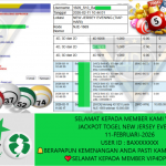 VIP4DP JACKPOT TOGEL NEW JERSEY EVENING “9210” Rp.15.000.000,- LUNAS