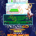 VEGAS6D JACKPOT PRAGMATIC GATES OF OLYMPUS 1000 Rp.10.000.000,- LUNAS