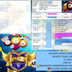 VICTORY4DP JACKPOT TOGEL SINGAPORE TOTO 6923 Rp.22.000.000,- LUNAS