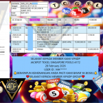 VIP4DP JACKPOT TOGEL SINGAPORE POOLS 4172 Rp.15.000.000,- LUNAS