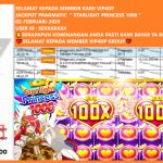 VIP4DP JACKPOT PRAGMATIC STARLIGHT PRINCESS 1000 Rp.10.000.000,- LUNAS