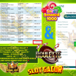 VIRAL4DP JACKPOT PRAGMATIC ” Sweet Bonanza 1000 ” & PRAGMATIC LIVE GAMES ” ROULETTE ” Rp.14.000.000,- LUNAS