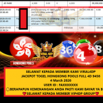 VIRAL4DP JACKPOT TOGEL HONGKONG POOLS FULL 4D 9456 Rp.39.000.000,- LUNAS