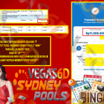 VEGAS6D JACKPOT TOGEL PASARAN SYDNEY POOLS ” 8699 ” Rp.11.000.000,- LUNAS