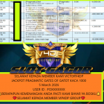 VICTORY4DP JACKPOT PRAGMATIC GATES OF GATOT KACA 1000 Rp.16.000.000,- LUNAS