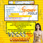 VEGAS6D JACKPOT TOGEL PASARAN SYDNEY POOLS ” 6864 ” Rp.10.000.000,- LUNAS