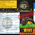 VIP4DP JACKPOT PRAGMATIC MAHJONG WINS 3 – BLACK SCATTER Rp.17.000.000,- LUNAS