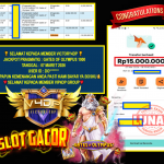 VICTORY4DP JACKPOT PRAGMATIC : GATES OF OLYMPUS 1000 Rp.15.000.000,- LUNAS