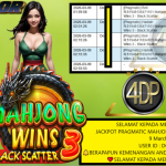 VIP4DP JACKPOT PRAGMATIC MAHJONG WINS 3 – BLACK SCATTER Rp.11.018.000,- LUNAS