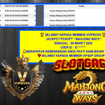 VVIPBOSS JACKPOT PGSOFT ” MAHJONG WAYS ” Rp.50.000.000,- LUNAS