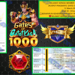 VICTORY4DP JACKPOT PRAGMATIC GATES OF GATOT KACA 1000 Rp.15.000.000,- LUNAS