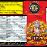 VIP4DP JACKPOT PRAGMATIC GATES OF OLYMPUS SUPER SCATTER Rp.14.000.000,- LUNAS