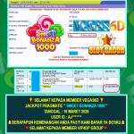 VEGAS6D JACKPOT PRAGMATIC ” SWEET BONANZA 1000 ” Rp.15.000.000,- LUNAS