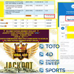 VIRAL4DP JACKPOT TOGEL PASARAN SINGAPORE ” 2733 ” Rp.11.500.000,- LUNAS