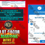 VIP4DP JACKPOT PRAGMATIC ” MAHJONG WINS3-BLACKSCATTER ” Rp.17.600.000,- LUNAS