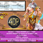 VIP4DP JACKPOT PRAGMATIC GATES OF OLYMPUS 1000 Rp.10.000.000,- LUNAS