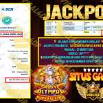 VIRAL4DP JACKPOT PRAGMATIC ” GATES OF OLYMPUS SUPER SCATTER ” Rp.31.000.000,- LUNAS
