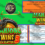 VIP4DP JACKPOT PRAGMATIC MAHJONG WINS 3 – BLACK SCATTER Rp.21.000.000,- LUNAS