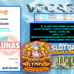 VEGAS6D JACKPOT PRAGMATIC ” GATES OF OLYMPUS SUPER SCATTER ” Rp.15.722.000,- LUNAS