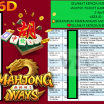 VEGAS6D JACKPOT PGSOFT GAMING MAHJONG WAYS Rp.12.000.000,- LUNAS