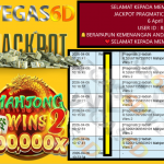 VEGAS6D JACKPOT PRAGMATIC MAHJONG WINS 2 Rp.23.116.500,- LUNAS