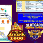 VICTORY4DP JACKPOT PRAGMATIC ” WISDOM OF ATHENA 1000 ” Rp.10.000.000,- LUNAS