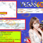 VEGAS6D JACKPOT TOGEL PASARAN SINGAPORE Rp 10.000.000,- LUNAS