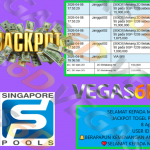 VEGAS6D JACKPOT TOGEL PASARAN SINGAPORE Rp 30.000.000,- LUNAS