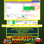 VEGAS6D JACKPOT TOGEL PASARAN TOTO MACAU 3 ” 8693 Rp.39.000.000,- LUNAS