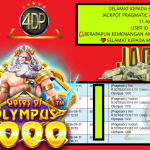 VIP4DP JACKPOT PRAGMATIC GATES OF OLYMPUS 1000 Rp 17.500.000,- LUNAS