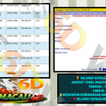 VEGAS6D JACKPOT TOGEL PASARAN TOTO MACAU 5 ” 8869 ” Rp.10.483.853,- LUNAS