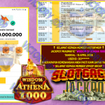 VICTORY4DP JACKPOT PRAGMATIC ” WISDOM OF ATHENA 1000 ” Rp.10.000.000,- LUNAS