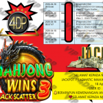 VIP4DP JACKPOT PRAGMATIC MAHJONG WINS 3 – BLACK SCATTER Rp 18.000.000,- LUNAS