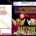 VIRAL4DP JACKPOT TOGEL PASARAN HONGKONG POOLS Rp.35.000.000,- LUNAS